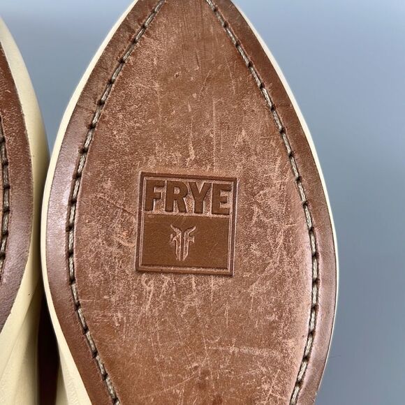 Like New Frye Clementine Ruching Skimmer Beige Flats size 5,5 M - Picture 13 of 13